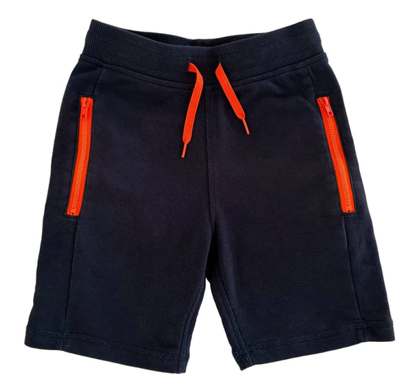 Children's cotton shorts for boys, dark blue 