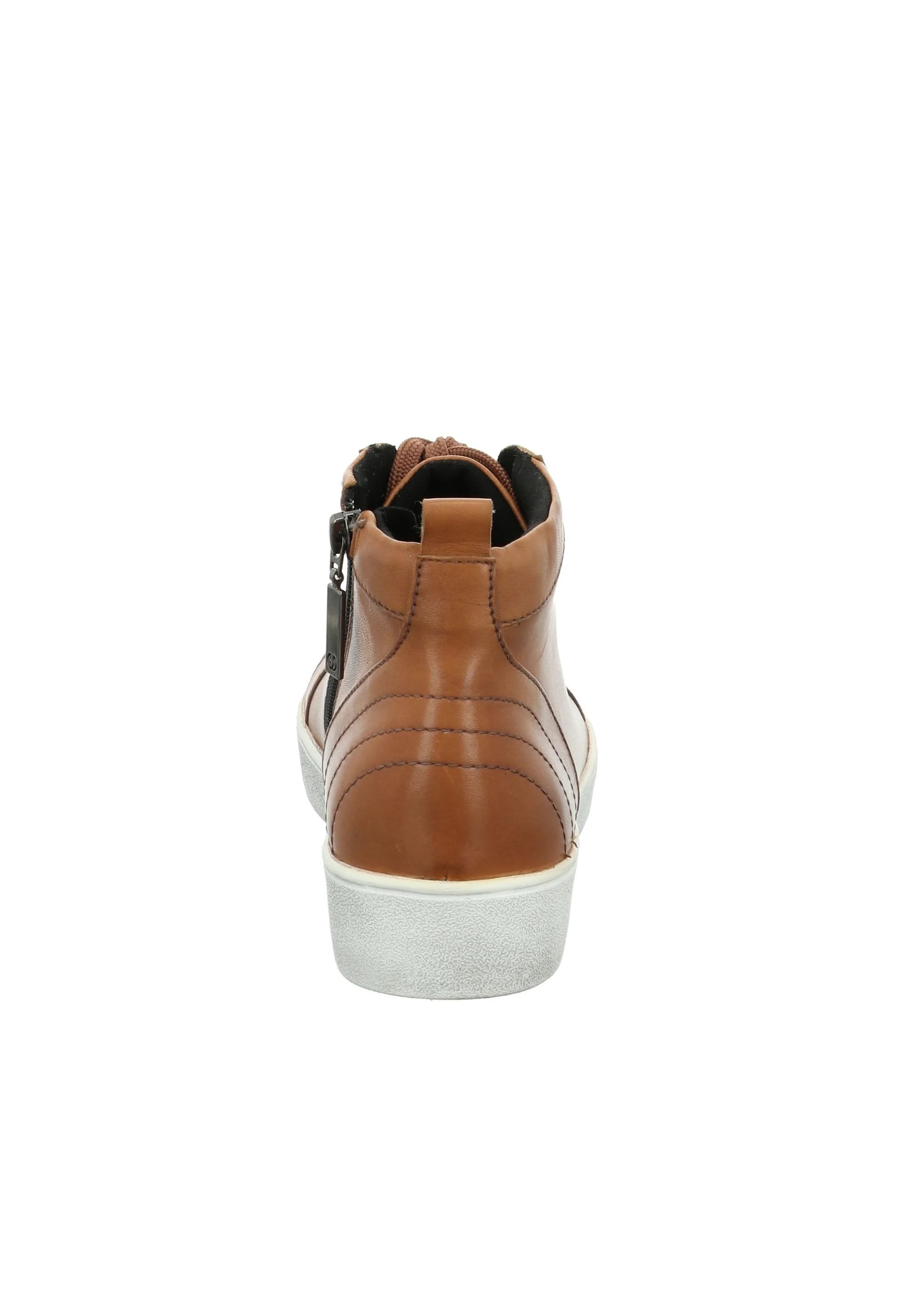 Gerry Weber women's high-top sneakers, cognac
