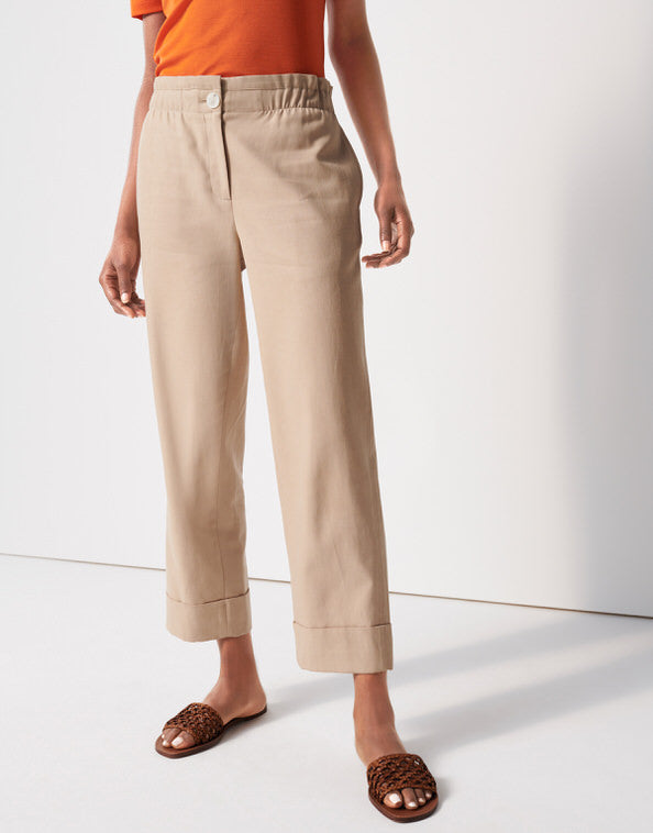 Women's trousers 7/8 Someday Cari, beige