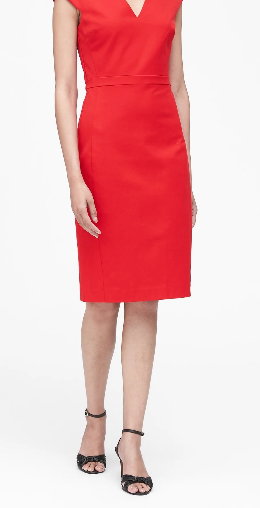 Ivy &amp; Oak Formal fitted dress, red 