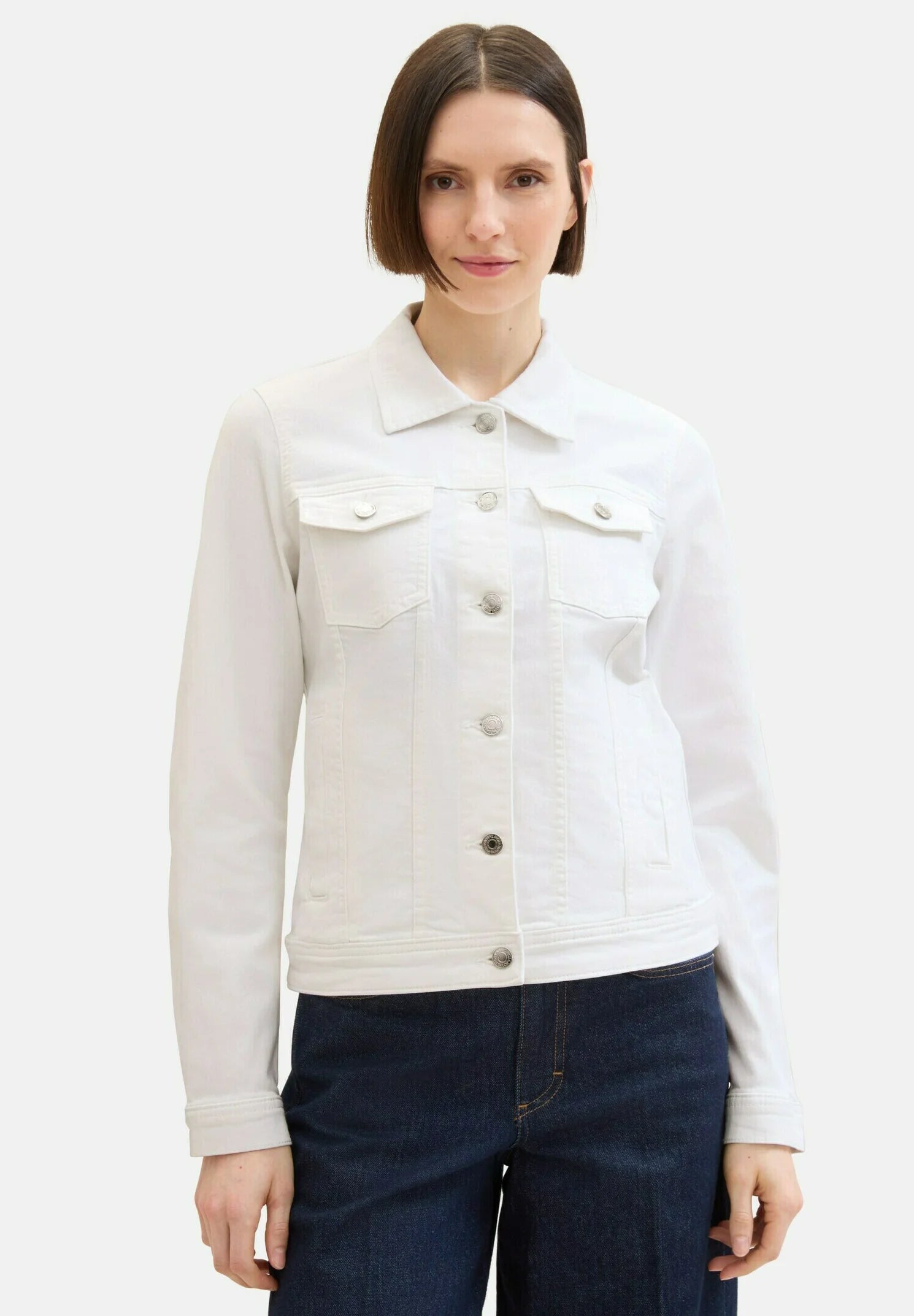 Tom Tailor Women's denim jacket, white