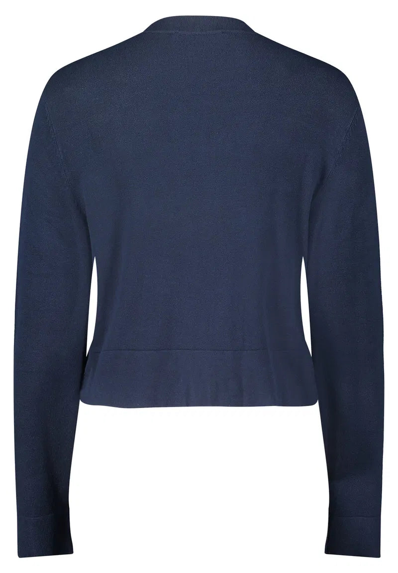 BETTY &amp; CO Women's short cotton jacket, dark blue 