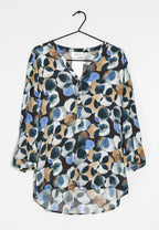 Cartoon Women's loose dress/tunic with colorful print