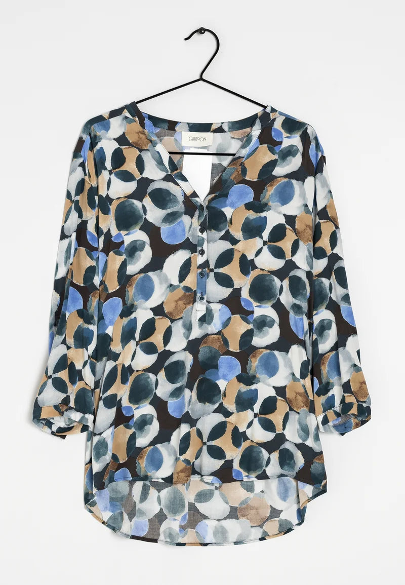 Cartoon Women's loose dress/tunic with colorful print