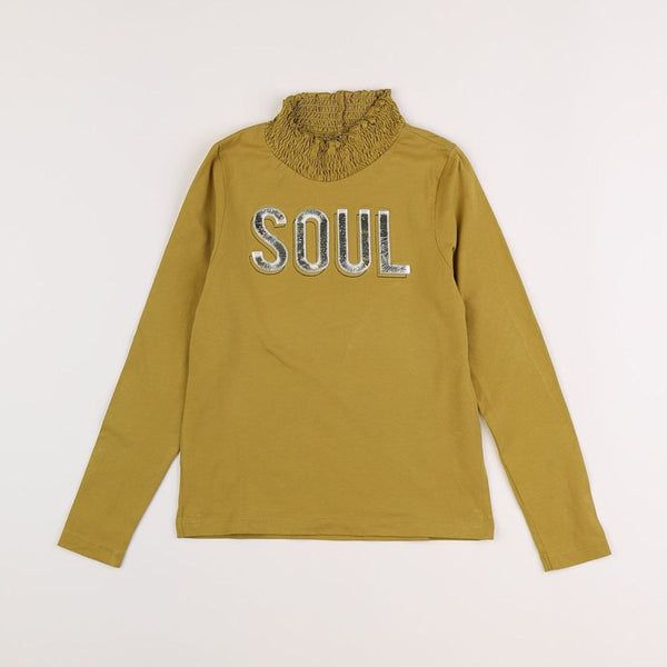 NAME IT Children's Cotton Long Sleeve Blouse, Mustard Yellow