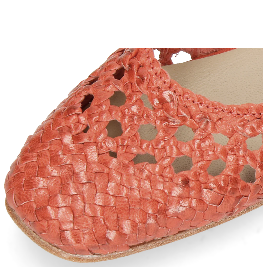 Women's knitted leather ballerinas Melvin &amp; Hamilton Melly 1