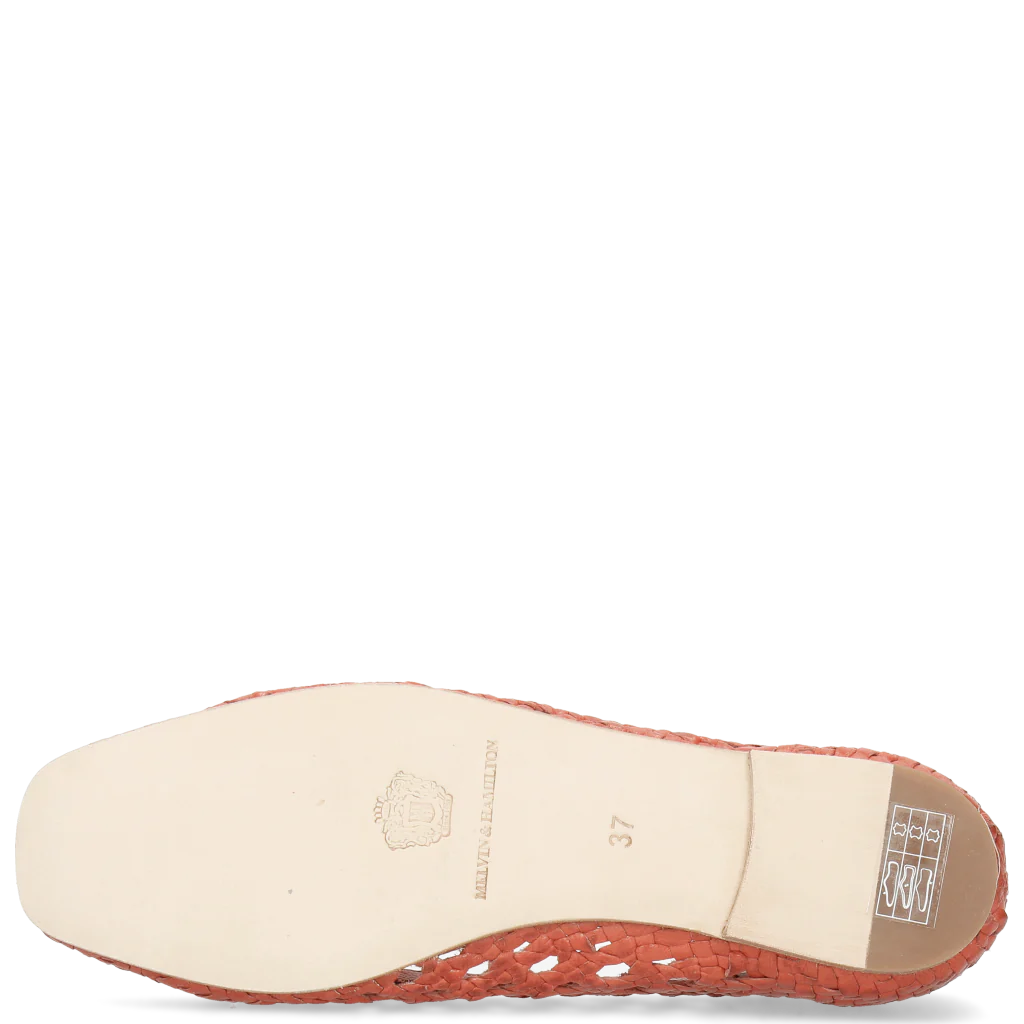 Women's knitted leather ballerinas Melvin &amp; Hamilton Melly 1