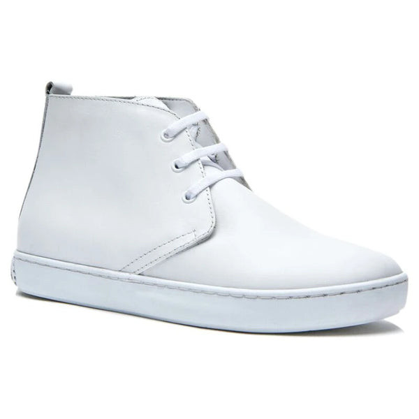 Ръчно изработени дамски сникърси от естествена кожа Comfortfusse Blas, бели, 38