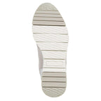Tamaris women's fashion sneakers made of genuine leather, silver
