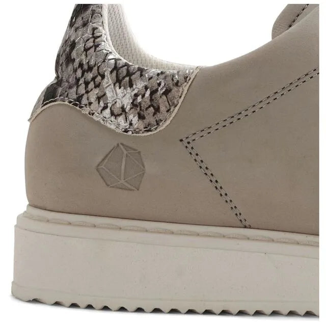 Women's genuine leather shoes NoGRZ AJ Gabriel, gray