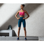 Women's cycling leggings, blue