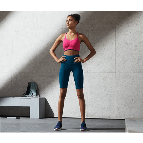 Women's cycling leggings, blue