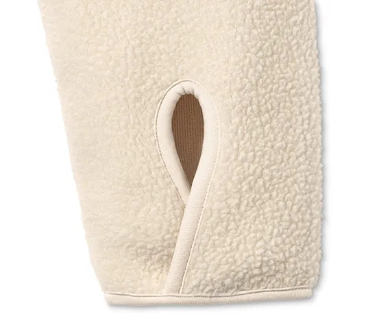 Women's fleece sweatshirt, sand color 