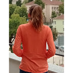 Дамско спортно пре?
одно яке, оранжево, XS 32/34