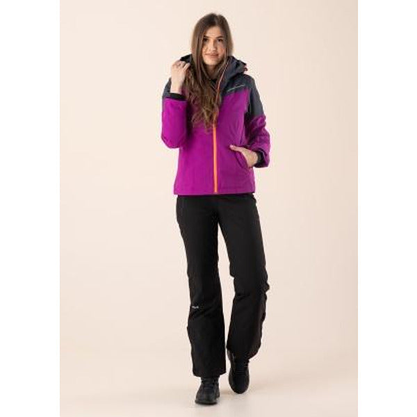 ICEPEAK Women's sports ski / snowboard jacket, purple-black
