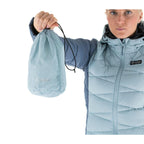 Women's winter jacket with goose down KILPI PYRAMIDEN-W, blue