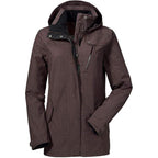 Schöffel women's winter waterproof jacket, brown