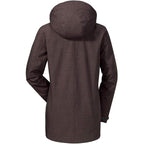 Schöffel women's winter waterproof jacket, brown