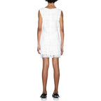 Desigual Women's lace short dress, white