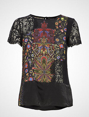 DESIGUAL Дамска лятна блуза с флорален принт