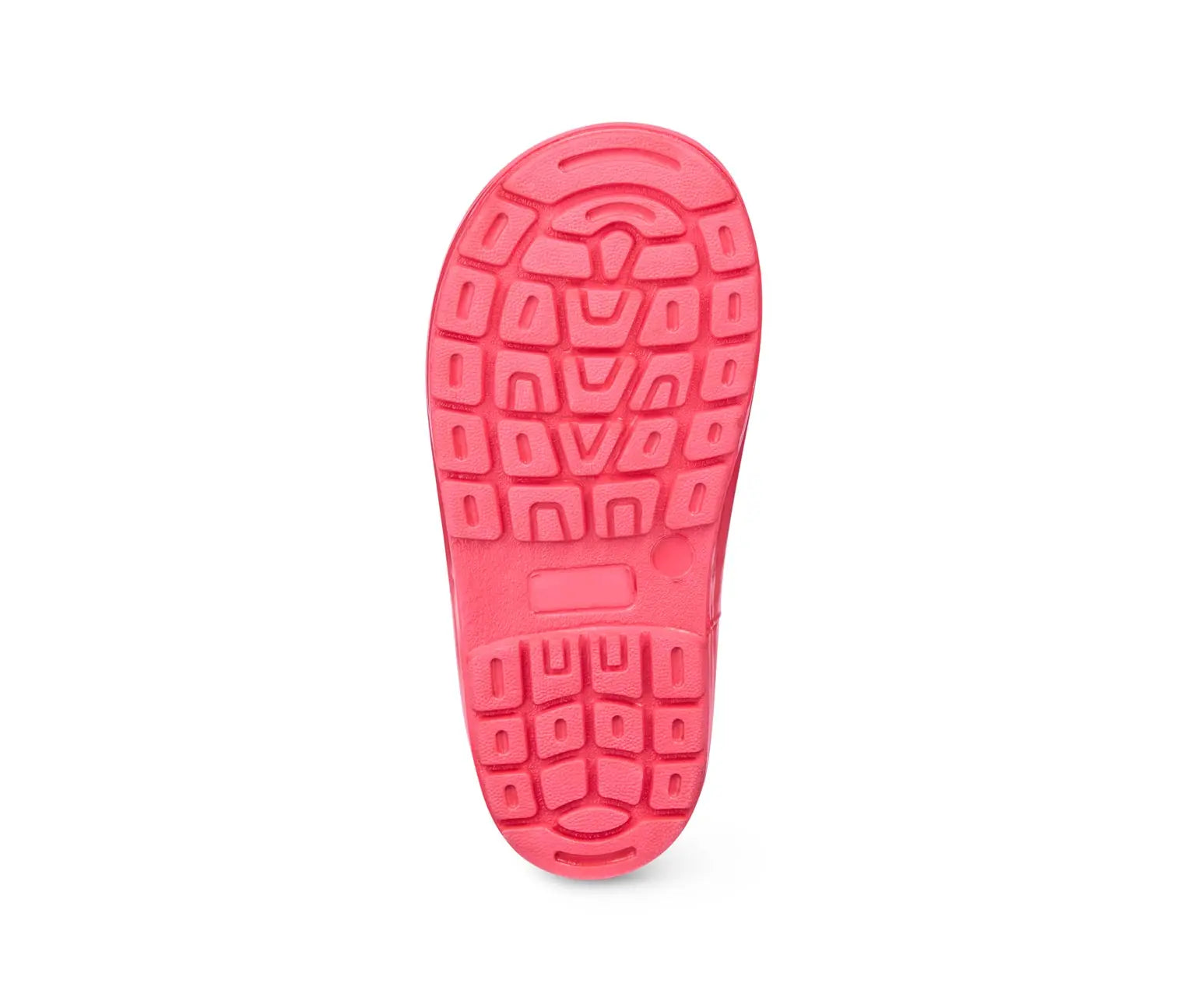 Children's rubber boots, coral color with leopard print 