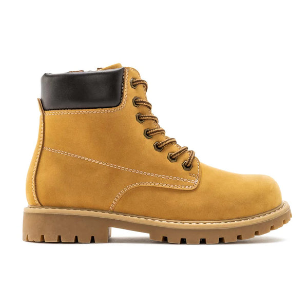 Детски зимни боти WalkX Kids oт велур, кафяви, 30