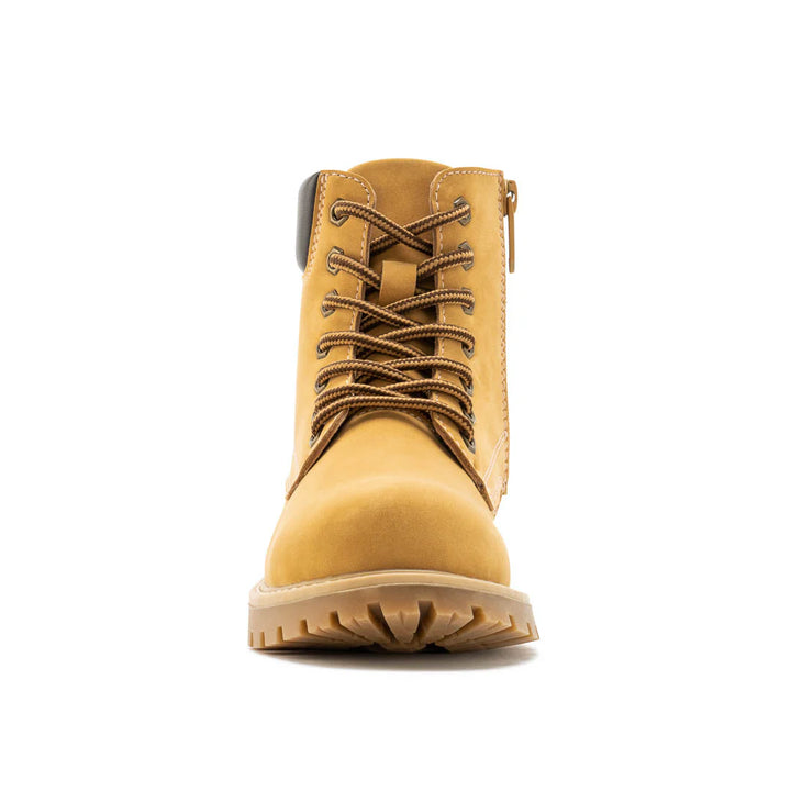 Детски зимни боти WalkX Kids oт велур, кафяви, 30