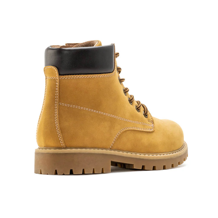 Детски зимни боти WalkX Kids oт велур, кафяви, 30