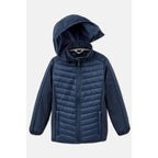 Children's hybrid all-season jacket, dark blue 