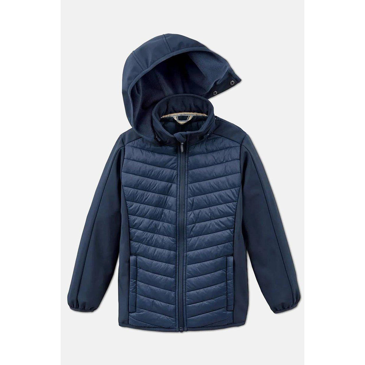 Children's hybrid all-season jacket, dark blue 