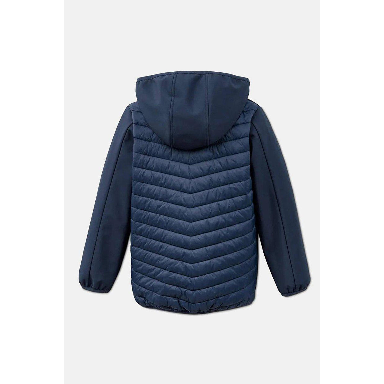 Children's hybrid all-season jacket, dark blue 