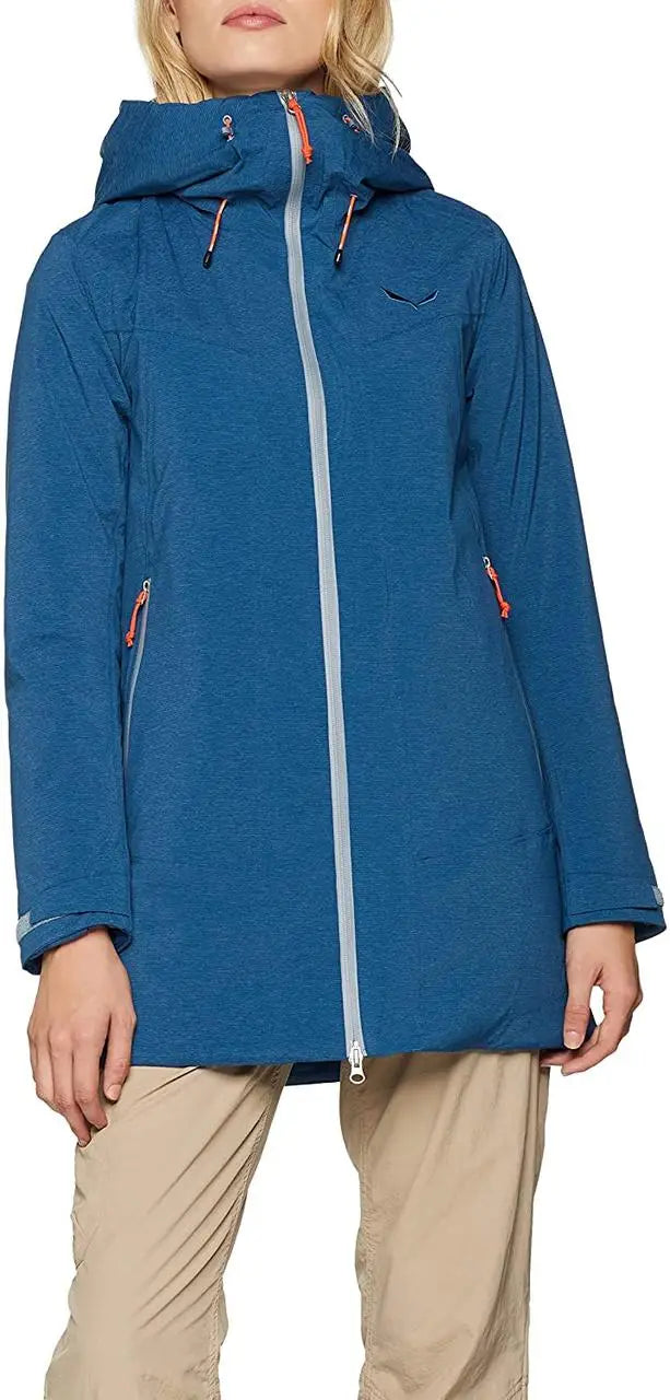 SALEWA Дамско спортно водоустойчиво яке/парка, синьо, XS