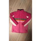 Children's ski/snowboard jacket ACTIVE TOUCH KIDS, pink with colorful details