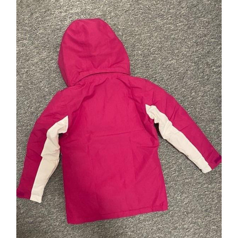 Children's ski/snowboard jacket ACTIVE TOUCH KIDS, pink with colorful details