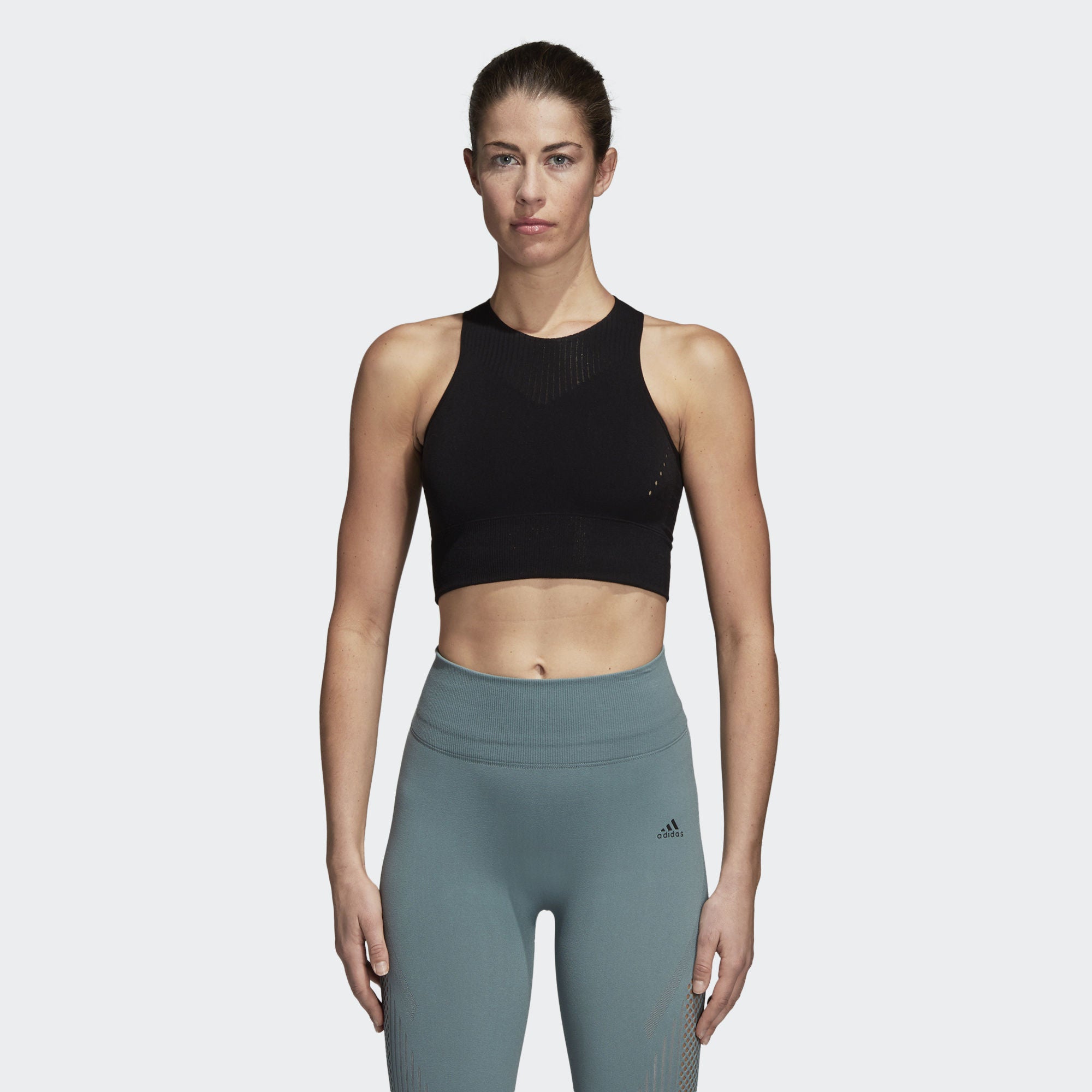 Women's top Adidas WRPKNT CROP, black