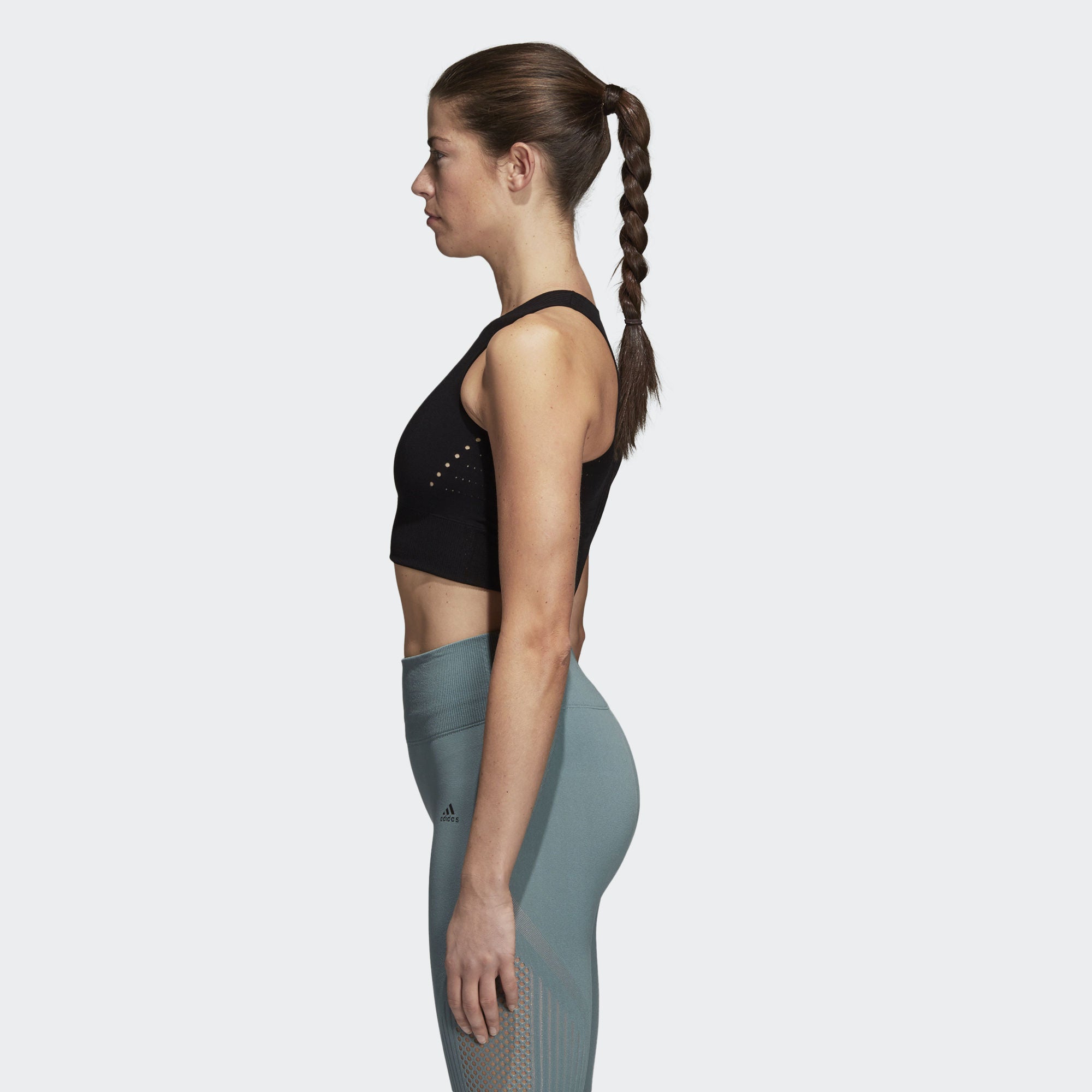 Women's top Adidas WRPKNT CROP, black