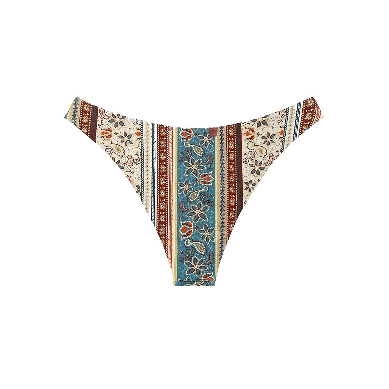 Zaful Boho Floral Swimsuit Bottoms