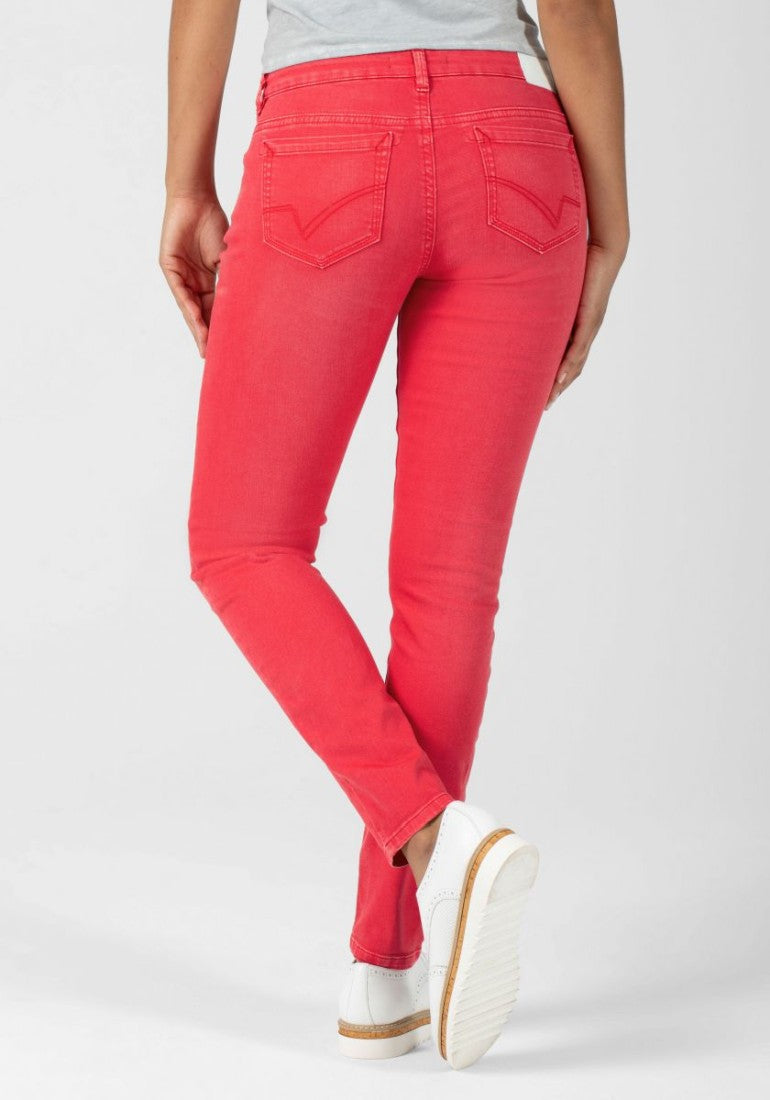 Women's jeans TIMEZONE, red