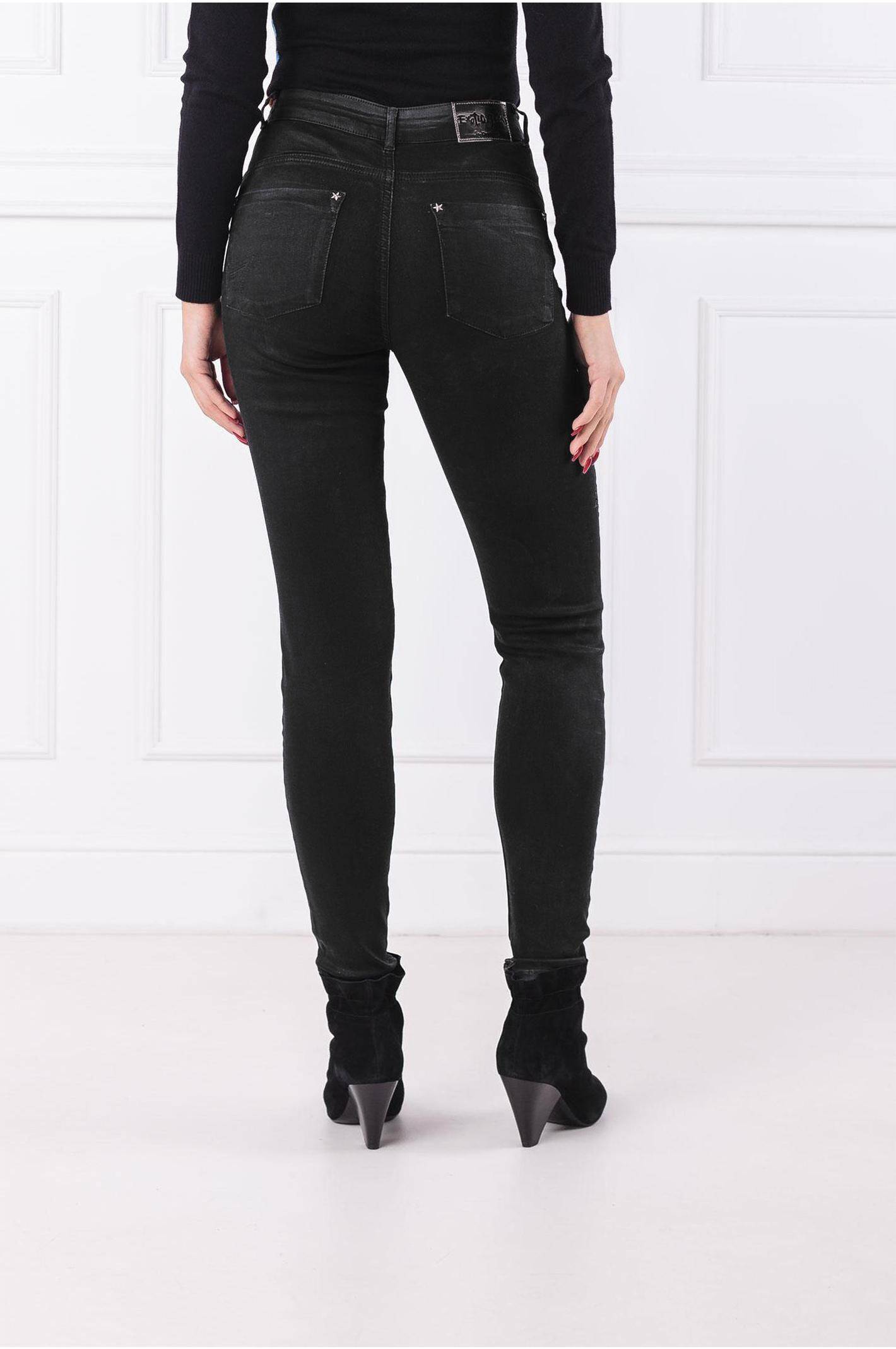Desigual women's elastic jeans, black