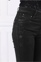 Desigual women's elastic jeans, black