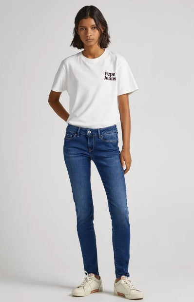 Women's slim-fit jeans Pepe Jeans, dark blue