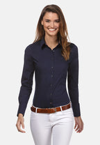 Vincenzo Boretti women's shirt, dark blue