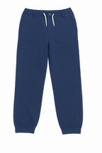 Children's cotton pants for boys, dark blue