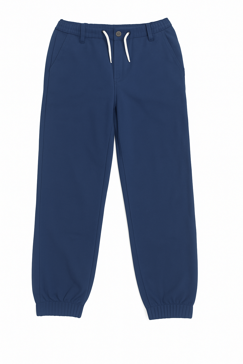 Children's cotton pants for boys, dark blue