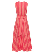 Riani Women's linen long dress, orange