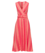 Riani Women's linen long dress, orange