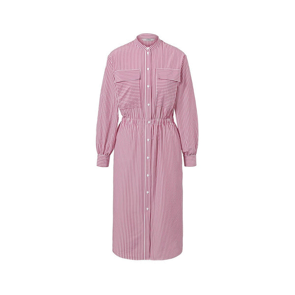 Ежедневна рокля с дълъг ръкав на райета, 38