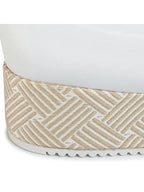 Women's casual platform shoes HÖGL made of genuine leather, white