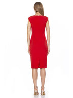 Ivy &amp; Oak Formal fitted dress, red 
