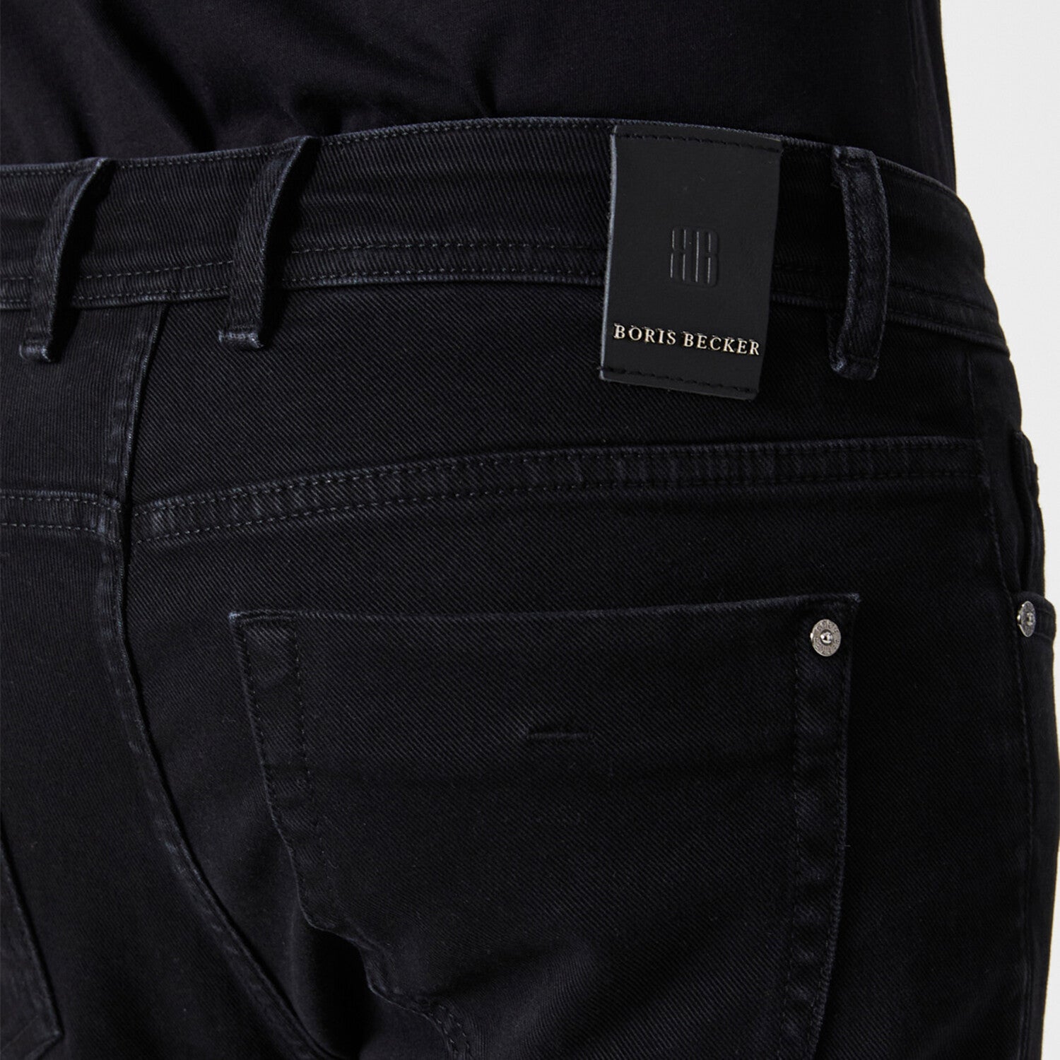 Boris Becker Men's cotton jeans, black